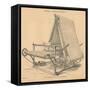 Wool Machinery: Ferrabee and Co.S Wool Lap Machine, C1880-null-Framed Stretched Canvas