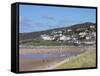 Woolacombe Beach, Woolacombe, Devon, England, United Kingdom, Europe-Jeremy Lightfoot-Framed Stretched Canvas