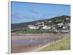 Woolacombe Beach, Woolacombe, Devon, England, United Kingdom, Europe-Jeremy Lightfoot-Framed Photographic Print