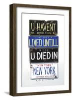 Woolcott Died In NY-Gregory Constantine-Framed Giclee Print