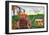 Wooldridge Farm, Priory-Nell Hill-Framed Giclee Print