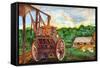 Wooldridge Farm, Priory-Nell Hill-Framed Stretched Canvas