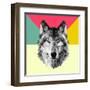 Woolf Head-Lisa Kroll-Framed Art Print