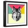 Woolf Head-Lisa Kroll-Framed Art Print