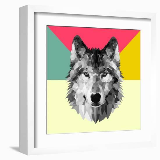 Woolf Head-Lisa Kroll-Framed Art Print