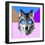 Woolf in Blue Glasses-Lisa Kroll-Framed Premium Giclee Print