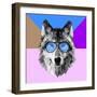 Woolf in Blue Glasses-Lisa Kroll-Framed Premium Giclee Print