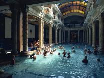 People Bathing in the Hotel Gellert Baths, Budapest, Hungary, Europe-Woolfitt Adam-Photographic Print