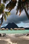 Hammock on Bora Bora Beach-Woolfy-Photographic Print