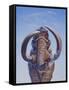 Woolly Mammoth Charging, Pleistocene Epoch-null-Framed Stretched Canvas