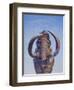 Woolly Mammoth Charging, Pleistocene Epoch-null-Framed Art Print