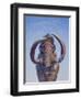 Woolly Mammoth Charging, Pleistocene Epoch-null-Framed Art Print