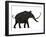 Woolly Mammoth, Side View-Stocktrek Images-Framed Art Print