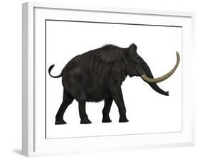 Woolly Mammoth, Side View-Stocktrek Images-Framed Art Print