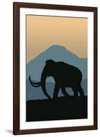 Woolly Mammoth-Lantern Press-Framed Art Print