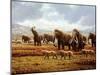 Woolly Mammoths-Mauricio Anton-Mounted Photographic Print