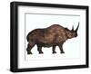 Woolly Rhinoceros, an Extinct Mammal from the Pleistocene Period-null-Framed Art Print