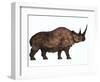 Woolly Rhinoceros, an Extinct Mammal from the Pleistocene Period-null-Framed Art Print
