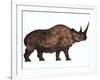 Woolly Rhinoceros, an Extinct Mammal from the Pleistocene Period-null-Framed Art Print