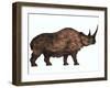 Woolly Rhinoceros, an Extinct Mammal from the Pleistocene Period-null-Framed Art Print