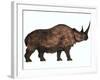 Woolly Rhinoceros, an Extinct Mammal from the Pleistocene Period-null-Framed Art Print