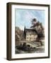 Woolsthorpe Manor Near Grantham, Lincolnshire, Birthplace of Isaac Newton, 1859-null-Framed Giclee Print