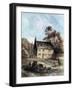 Woolsthorpe Manor Near Grantham, Lincolnshire, Birthplace of Isaac Newton, 1859-null-Framed Giclee Print