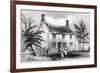 Woolsthorpe Manor, Near Grantham, Lincolnshire, Birthplace of Sir Isaac Newton, 1840-null-Framed Giclee Print