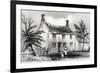 Woolsthorpe Manor, Near Grantham, Lincolnshire, Birthplace of Sir Isaac Newton, 1840-null-Framed Giclee Print