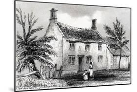 Woolsthorpe Manor, Near Grantham, Lincolnshire, Birthplace of Sir Isaac Newton, 1840-null-Mounted Giclee Print