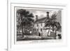 Woolsthorpe Manor, Near Grantham, Lincolnshire, Birthplace of Sir Isaac Newton, Early 19th Century-null-Framed Giclee Print