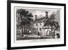 Woolsthorpe Manor, Near Grantham, Lincolnshire, Birthplace of Sir Isaac Newton, Early 19th Century-null-Framed Giclee Print