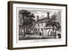 Woolsthorpe Manor, Near Grantham, Lincolnshire, Birthplace of Sir Isaac Newton, Early 19th Century-null-Framed Giclee Print