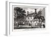 Woolsthorpe Manor, Near Grantham, Lincolnshire, Birthplace of Sir Isaac Newton, Early 19th Century-null-Framed Giclee Print