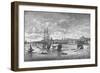 Woolwich Dockyard from the Thames, c1750, (1912). Artists: Unknown, John Boydell-John Boydell-Framed Giclee Print