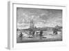Woolwich Dockyard from the Thames, c1750, (1912). Artists: Unknown, John Boydell-John Boydell-Framed Giclee Print