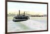 Woolwich Free Ferry, London, 20th Century-null-Framed Giclee Print
