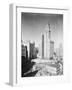 Woolworth Building and City Hall Park-null-Framed Photographic Print