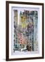 Woolworth Building and Mercer St.,1996(monoprint-Anthony Butera-Framed Giclee Print