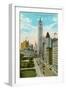 Woolworth Building, Broadway, New York City-null-Framed Art Print