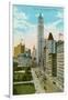 Woolworth Building, Broadway, New York City-null-Framed Art Print