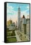 Woolworth Building, Broadway, New York City-null-Framed Stretched Canvas