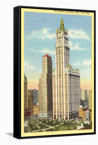 Woolworth Building, New York City-null-Framed Stretched Canvas