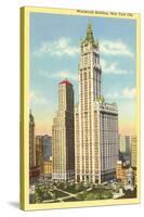 Woolworth Building, New York City-null-Stretched Canvas