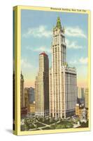 Woolworth Building, New York City-null-Stretched Canvas