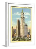 Woolworth Building, New York City-null-Framed Art Print