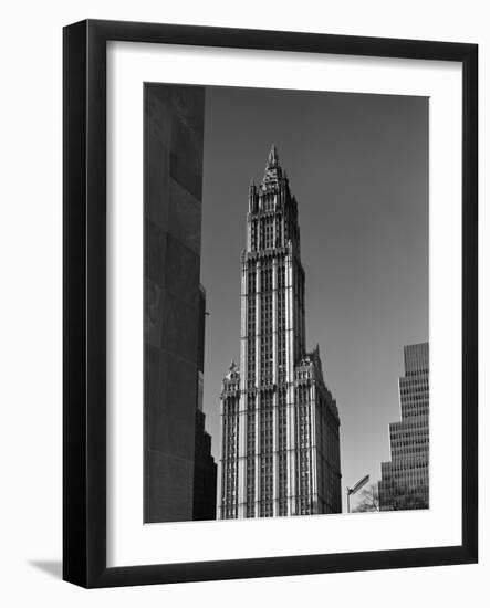 Woolworth Building-GE Kidder Smith-Framed Photographic Print