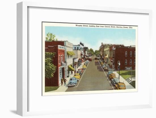 Wooster Street, Bowling Green, Ohio-null-Framed Art Print