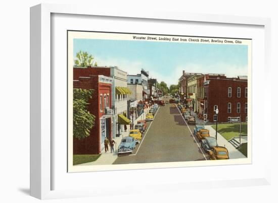 Wooster Street, Bowling Green, Ohio-null-Framed Art Print