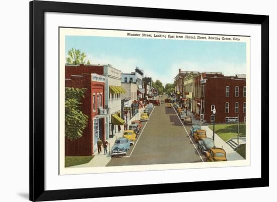 Wooster Street, Bowling Green, Ohio-null-Framed Premium Giclee Print